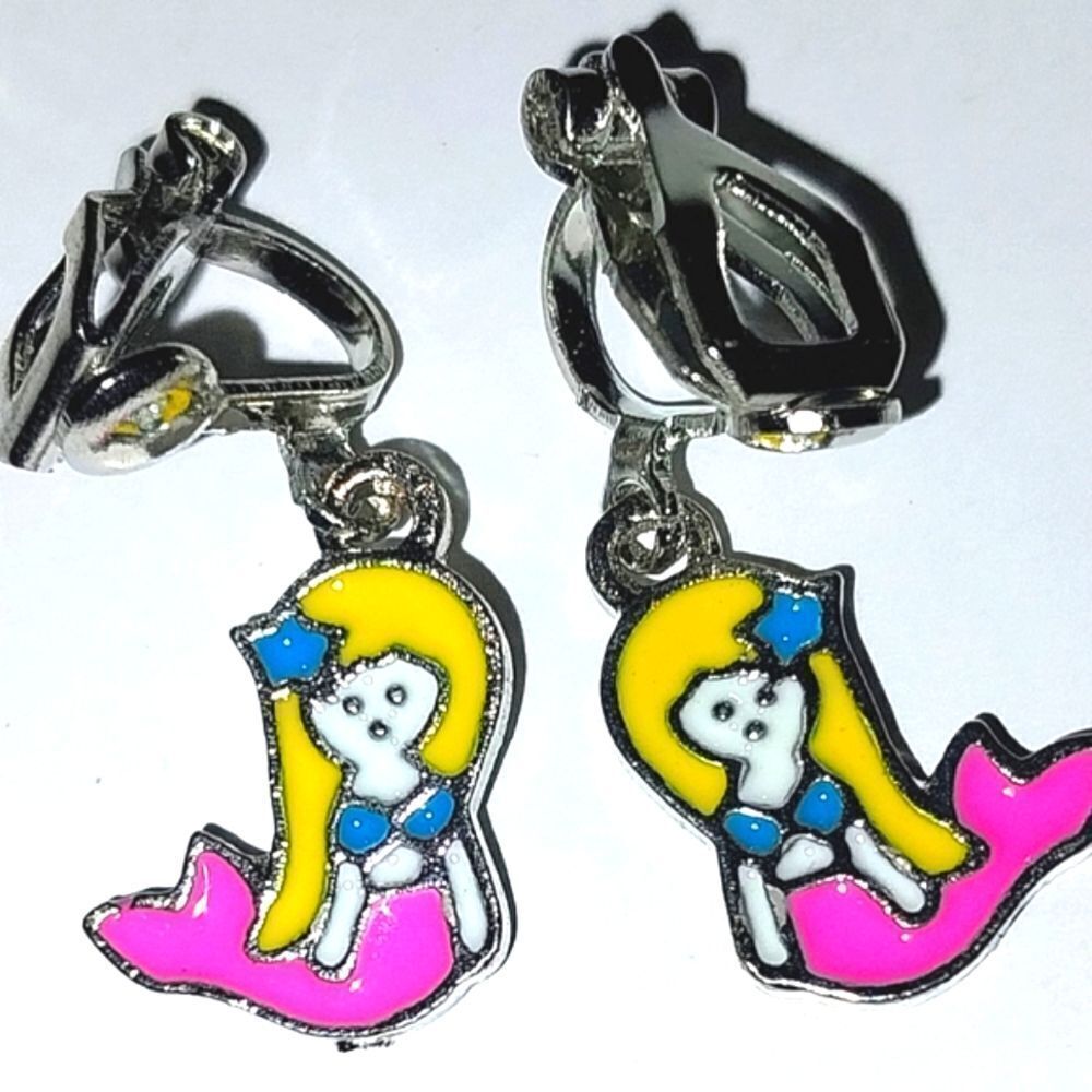 Super cute kid's fashion clip-on earrings